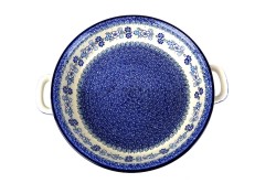 420 Bunzlau Ronde schaal met open handvaten 2090X  Ronde Schalen